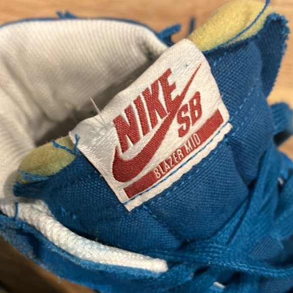 Nike SB Zoom Blazer Mid size 9M/10.5W teal gum - Picture 4 of 7